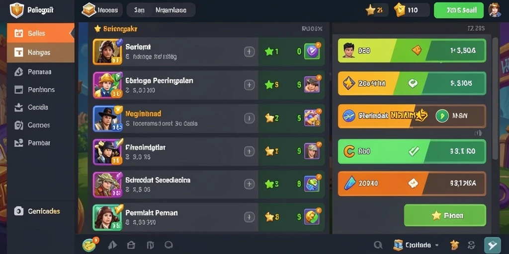 Tampilan grafis yang menawan dan detail karakter.