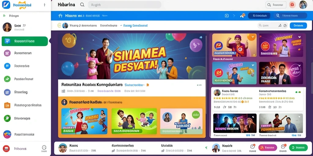 Tampilan antarmuka yang user-friendly dan menarik.