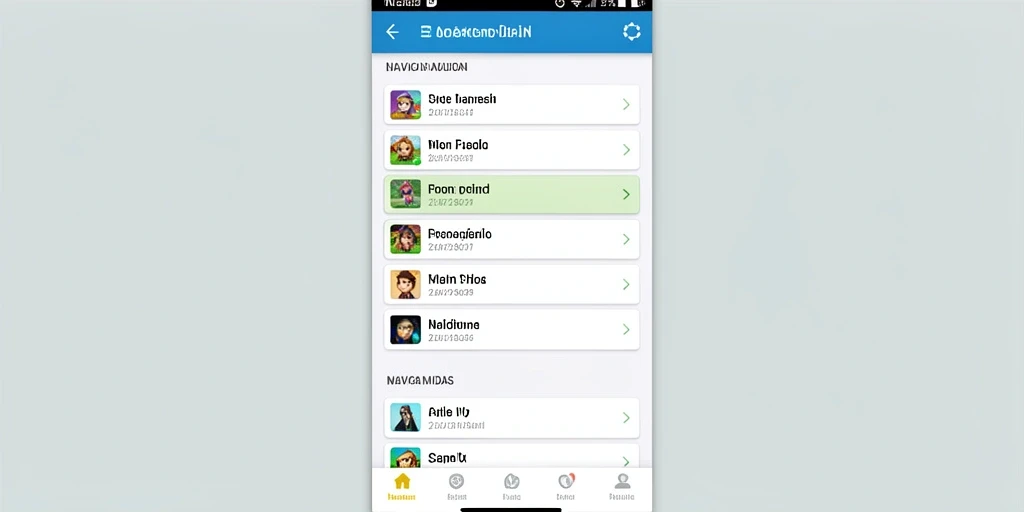 Screenshot menunjukkan antarmuka permainan yang menarik.