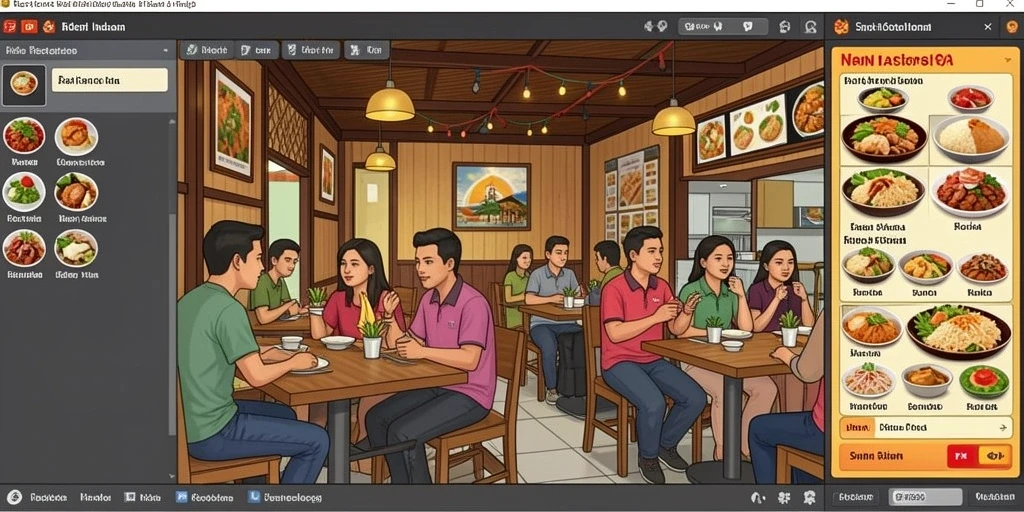 Tangkapan layar menampilkan karakter utama yang menarik.