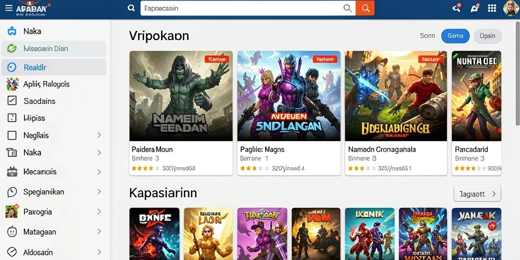 Tampilan antarmuka yang user-friendly.